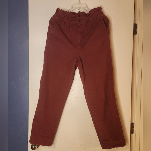 Madewell Rust Highwaist  Chinos Comfortable Classic Design - Picture 1 of 5